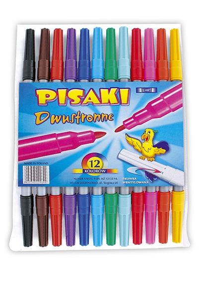 Pisaki dwustronne Kamet 12kol.